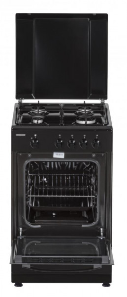 Aragaz Heinner HFSC-SME50BK, 4 arzatoare, Gaz, Dispozitiv de siguranta, 50 cm, Negru - Img 3
