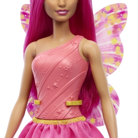 BARBIE PAPUSA BARBIE ZANA CU PAR SI TINUTA ROZ - Img 3