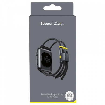 Bratara Baseus Apple Watch 42mm / 44mm - negru - Img 5