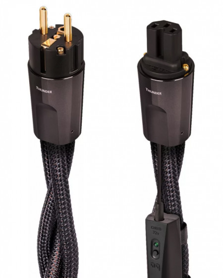Cablu alimentare Audioquest THUNDER C15 High Current, DBS Black,2m
