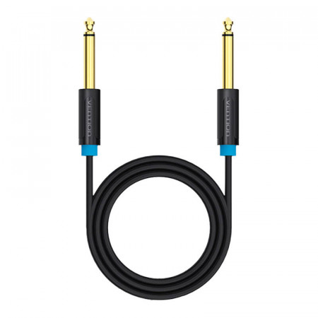 Cablu audio Vention BAABL de 6,35 mm TS 10m negru