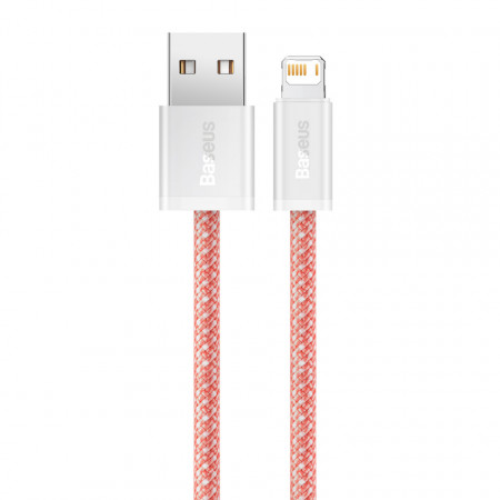 Cablu Baseus Dynamic USB la Lightning, 2,4 A, 2 m (portocaliu) - Img 4