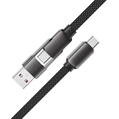 Cablu Date si Incarcare USB-C / USB-A - USB-C Acefast C13-04, 60W, 1.2m, Negru - Img 5