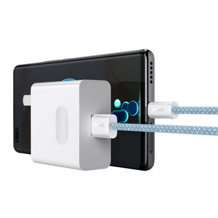 Cablu USB Baseus Dynamic Series - USB tip C 100W 1m albastru (CALD000603) - Img 3