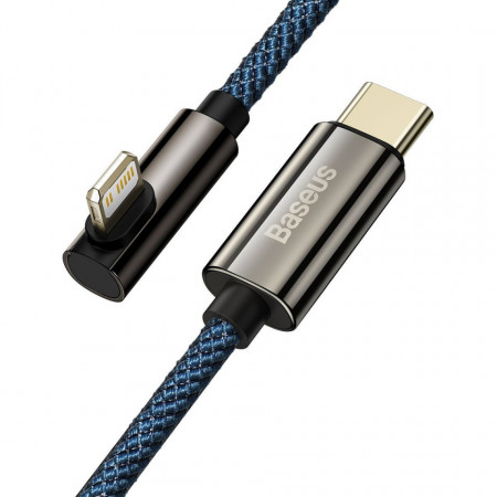 Cablu USB-C la Lightning Baseus Legend Series, PD, 20W, 1m (blue) - Img 6
