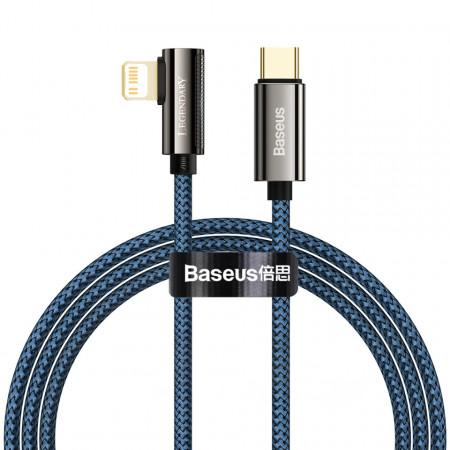 Cablu USB-C la Lightning Baseus Legend Series, PD, 20W, 2m (blue)