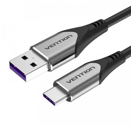 Cablu USB-C la USB 2.0 Vention COFHG, FC 1,5 m (gri) - Img 1