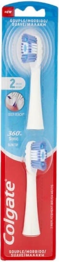 Capete de schimb pentru periuta de dinti Colgate 360 Sonic Slim,2 buc