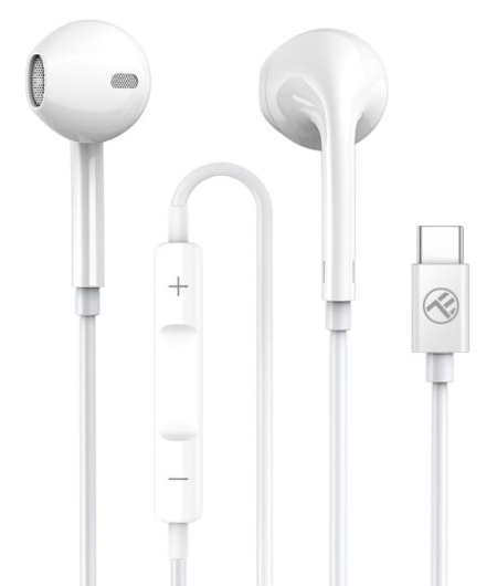 Casti cu fir Tellur Basic U In-Ear alb - Img 4
