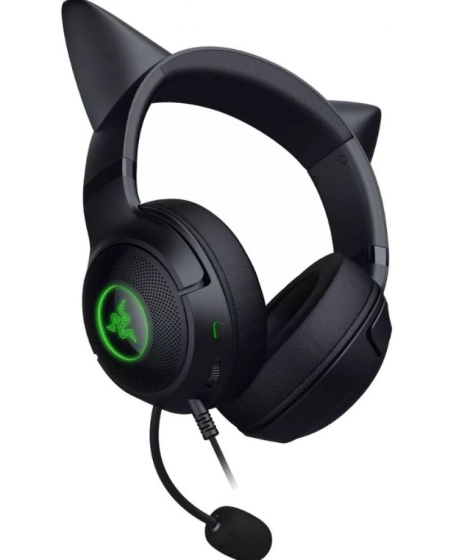 Casti Gaming Razer Kraken Kitty Edition V2 Black - Img 2