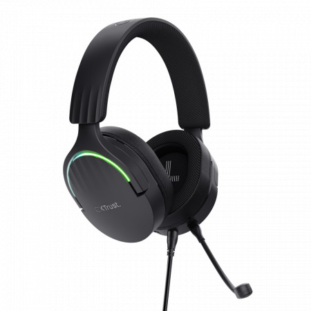 Casti Trust GXT 490P Fayzo cu fir, negru - Img 3
