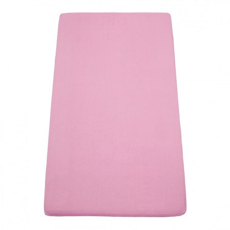 CEARCEAF PAT CU ELASTIC 90X200 CM ROZ - Img 3