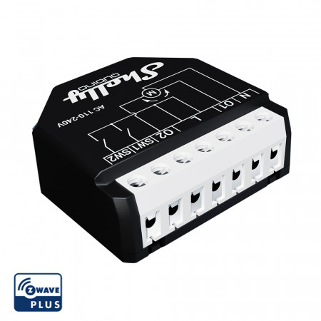 Controler inteligent Shelly Qubino Wave Shutter pentru jaluzele, cu protocol Z-Wave
