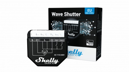 Controler inteligent Shelly Qubino Wave Shutter pentru jaluzele, cu protocol Z-Wave - Img 2