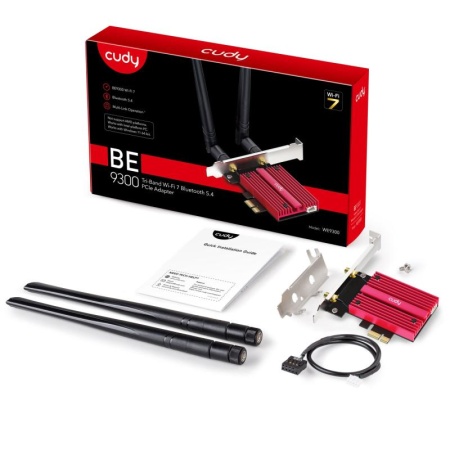 CUDY BE9300 Wi-Fi 7 PCI Express Adapter - Img 7