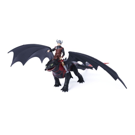 CUM SA ITI DRESEZI DRAGONUL INCERCAREA FLACARII SET DRAGON TOOTLESS SI FIGURINA HICCUP - Img 3