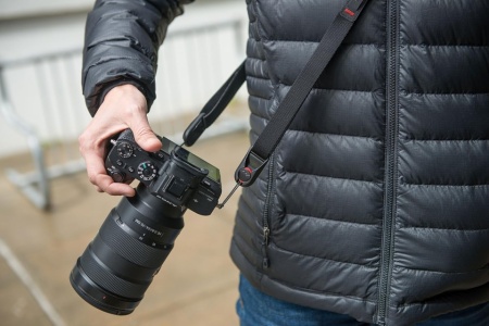Curea de Umăr/Gât pentru Cameră Foto Peak Design Leash, 83-115 cm, Sistem Rapid cu Ancore, Negru (L-BL-3) - Img 3