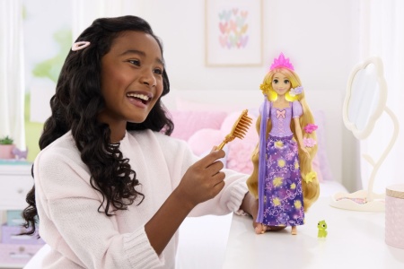 DISNEY PRINCESS SET PARUL MAGIC AL LUI RAPUNZEL CU PAPUSA SI ACCESORII - Img 3