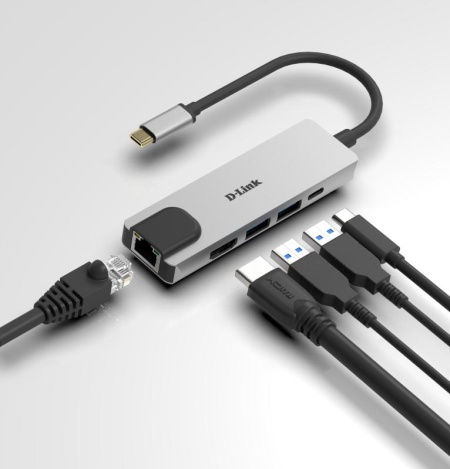 DLINK 5-IN-1 USB-C HUB DUB-M520 - Img 6