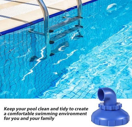Duză de refulare orientabilă 360° pentru piscină, racord duză admisie/retur apă compatibil Intex, include colier de prindere - Img 4