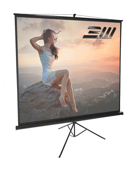 Ecrane proiectie trepied, 150 x 150 cm, universal Blackmount, marime vizibila, Format 1:1