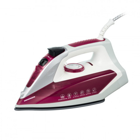 Fier de calcat Heinner VelvetSeam HSI-2200PP, 2000-2400W, rezervor apa detasabil 190ml, talpa cu invelis ceramic, anti-picurare, mov - Img 3