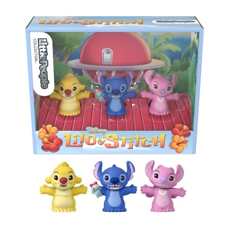 FISHER PRICE LITTLE PEOPLE COLLECTOR DISNEY LILO STICH SET 3 FIGURINE - Img 2