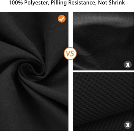 Fundal Foto Negru 2 x 3 Metri din material textil, Set Complet cu 4 Cleme cu Arc și 4 Clipsuri Anti-Șifonare pentru Portrete, Studio și Streaming - Img 3