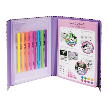 HAPPI HOBBI KUROMI JURNAL ARTISTIC CU MARKERE NEON - Img 2