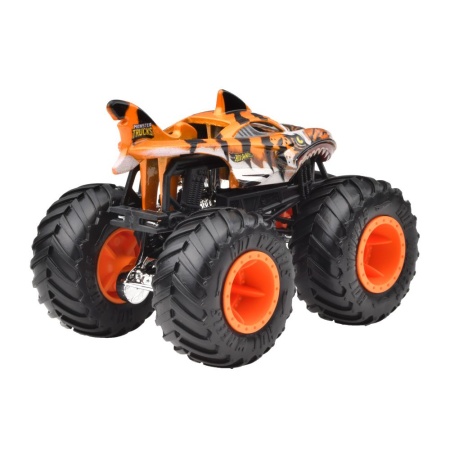 HOT WHEELS MONSTER TRUCK MASINUTA TIGER SHARK SCARA 1:64 - Img 3