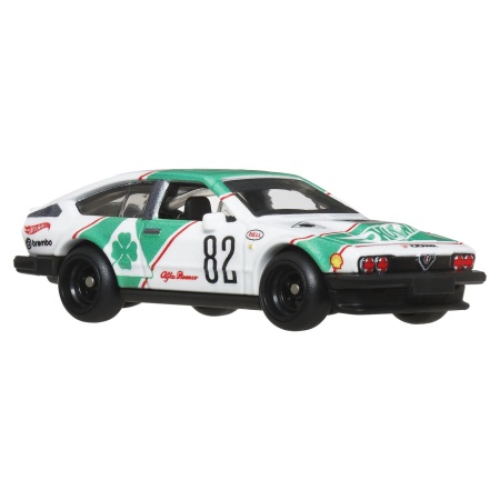HOT WHEELS PREMIUM BOULEVARD MASINUTA METALICA ALFA ROMEO GTV6 3.0 SCARA 1 LA 64 - Img 2