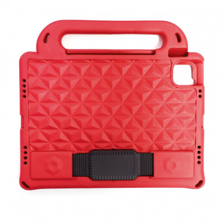 Husa pentru tableta moale de tip blindata Diamond pentru iPad 10.2 '' 2021 / iPad 10.2 '' 2020 / iPad 10.2 '' 2019 cu suport pentru stylus, rosie - Img 5