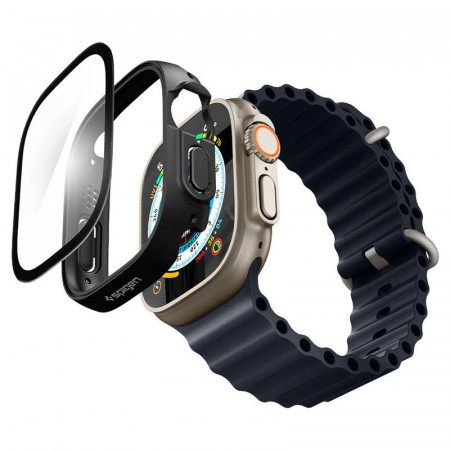 Husa Spigen Thin Fit 360 pentru Apple Watch Ultra (49 mm) - neagra - Img 3