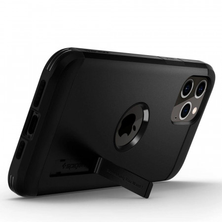 Husa Spigen Tough Armor pentru iPhone 12 / iPhone 12 Pro - neagra - Img 3