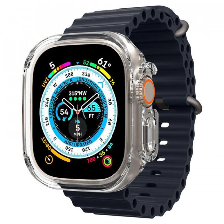 Husa Spigen Ultra Hybrid pentru Apple Watch Ultra (49 mm) - transparenta - Img 2