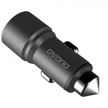 Incarcator auto DUDAO 2x USB 3.1A - gri