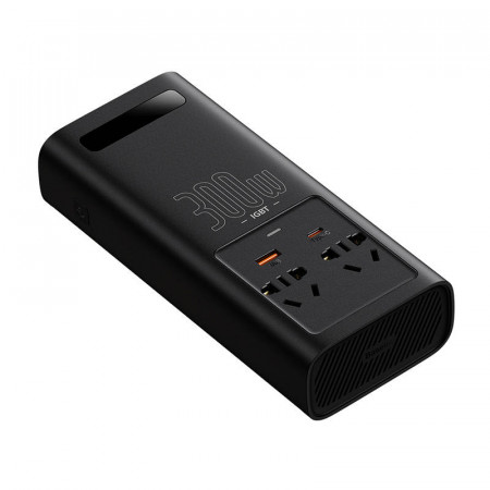 Invertor de putere Baseus 300W (220V CN/EU) (negru) - Img 4