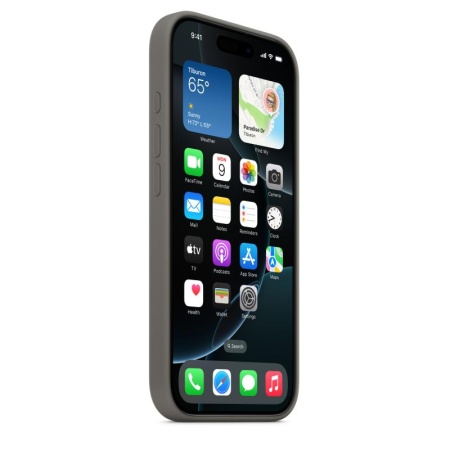 IPHONE 16 PRO SI CASE STONE GRAY-ZML - Img 6