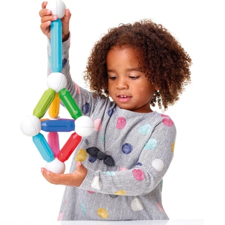 Joc magnetic Smart Max - My First Builder Set, Primul meu set de constructor, 20 piese - Img 7
