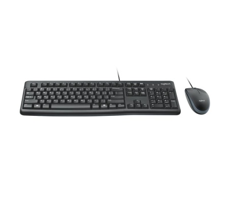 Kit Logitech Wired Desktop MK120, USB 2.0, layout US INTL, Negru - Img 5