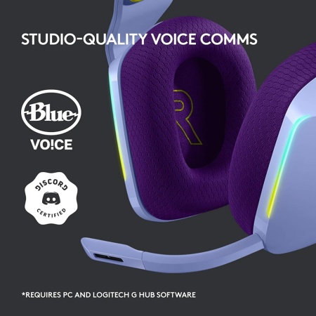 LOGITECH G733 LightSpeed Headset - LILAC - EMEA - Img 2