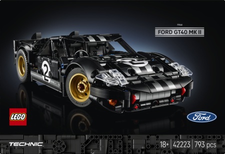 MASINA DE CURSE 1966 FORD LEGO42223 - Img 3