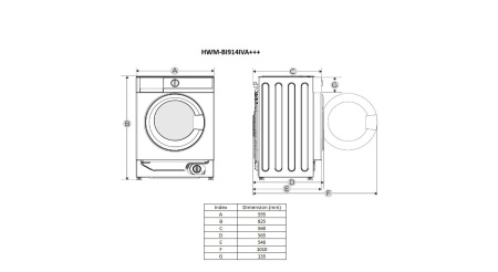MASINA DE SPALAT BUILT-IN HEINNER HWM-BI - Img 5