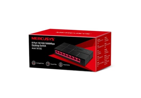 MERCUSYS DESKTOP SWITCH 8PORT10/100/1000 - Img 6