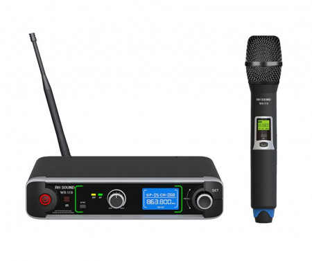 Microfon wireless de mana RH SOUND WR-118, sincronizare IR