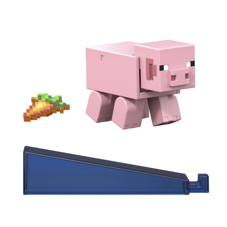 MINECRAFT CRAFT A BLOCK FIGURINA PIG 8CM - Img 3