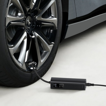 Mini compresor auto Baseus pentru priza bricheta neagra (CRCQ000001) - Img 3