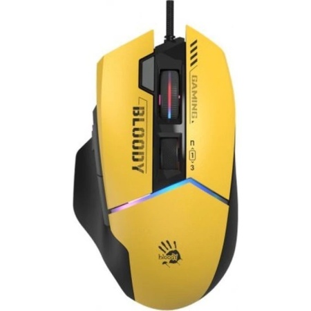 Mouse A4Tech, gaming, Bloody Extra Fire RGB , USB Sports Lime, "W95Ultra Sports Lime", (timbru verde 0.18 lei) 4711421 002318 - Img 3