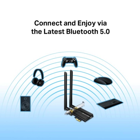 Placa de retea TP-Link Archer TX50E, AX3000, Wi-Fi 6, Bluetooth 5.0 PCle - Img 7