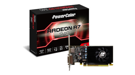 Placa video POWERCOLOR AXR7 240 2GBD5-HLEV2 Radeon R7 240 2GB 64BIT GDDR5, 780 MHz